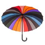 24骨超大晴雨彩虹伞